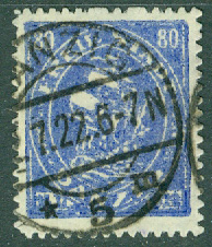 Danzig – M   57 Handelsfartyg, 80 Pf stpl 1922