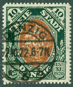 Danzig – M   62 Handelsfartyg, 10 M stpl 2.10.22 bht