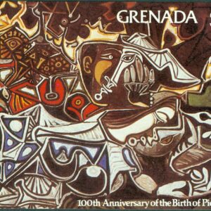 Grenada – M BL 714 Picassos födelse 100 år.”Paloma i den blå klänningen”, block **