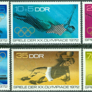 DDR – M 1753-1758 OS i München 1972, 6 kpl **