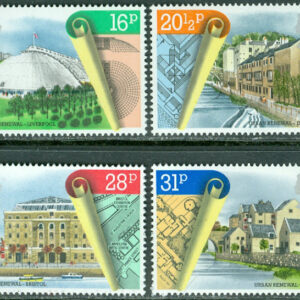 England – M  984-987 Sanering av städer bl.a. Liverpool, 4 kpl **