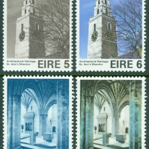 Irland – M  327-330 Europeiska året för monumentskydd 1975, 4 kpl **