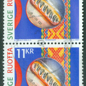 F 2628BB Samisk kulter 11 kr, par stpl