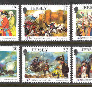 Jersey – M  485-490 Franska revolutionen 200 år, 6 kpl **