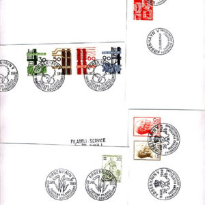 Danmark – FDC 1968-1969 – 5 st KV 60:-