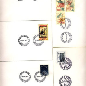 Danmark – FDC 1973-1974 – 5 st KV 110:-
