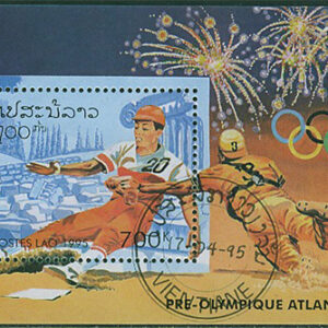 Laos – M BL 153 OS i Atlanta 1996 Baseball, Block