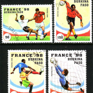 Burkina Faso – M 1427-1430 VM i Fotboll i Frankrike 1998, 4 kpl