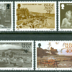 Isle of Man – M  452-456 Gamla fotografier, 5 kpl **
