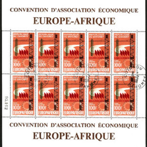 Dahomey – M  281 Ekonomi & Näringslivsöverkommelse, Miniark