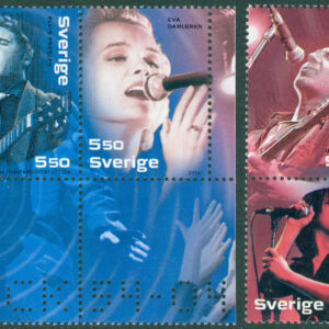 Sverige – F 2443-2450 Rock 54-04, 8 kpl **
