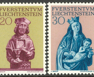 Liechtenstein – M  470-473 Restaurering Pfarrkyrkan, 4 kpl **