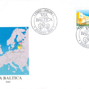 Estland – FDC 1995-04-20 – Via Baltica-Hotel Ranna, Pärnu, märke kpl