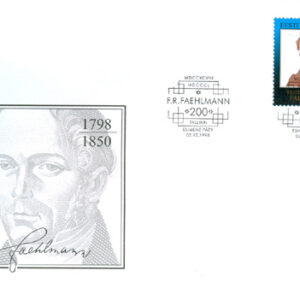 Estland – FDC 1998-12-02 – F R Faehlmann 200 år – Språkforskare, kpl