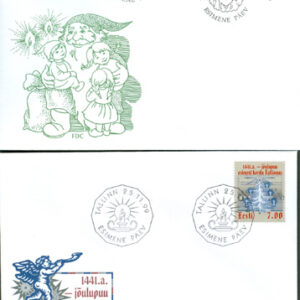 Estland – FDC 1999-11-25 – Jul 1999 – Nissar – Gran, vacker serie 2 kpl