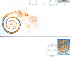 Estland – FDC 1999-12-14, 2000-01-01 – Nytt Årtusende, vackert märke kpl