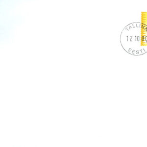 Estland – FDC 2000-10-05 – Vapenlejon, vackert märke kpl