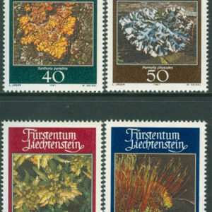 Liechtenstein – M  776-779 Mossor & Lavar, vacker serie 4 kpl **