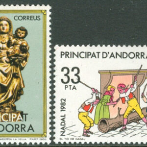 Andorra Sp – M  163-164 Jul 1982 – Konst – Teater, 2  kpl **