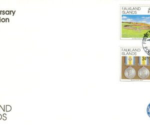 Falkland Islands – FDC 1992-06-14 – Falklands Öarna fritt 10 år, 4 kpl
