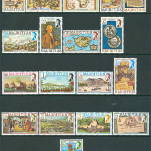 Mauritius – M  436-455 I X A Historiska Händelser & Vyer, serie 20 kpl **