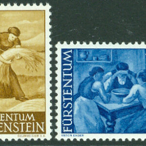 Liechtenstein – M  395, 397 Lantbruk och landskap, 2 ol **