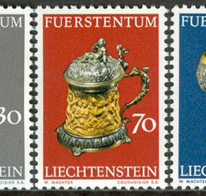 Liechtenstein – M  587-589 Furstens Skattkammare I, 3 kpl **