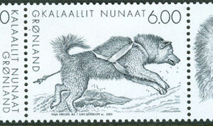 Grönland – F  391-393 Draghundar från Grönland, 3-strip kpl **