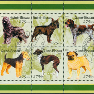Guinea-Bissau – M 1565-1570 Rashundar, vackert Miniark
