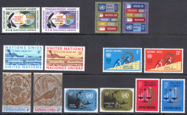 FN New York - M  204-205,208-211,216-219,224-225,229-230 7 kompletta postfriska serier**