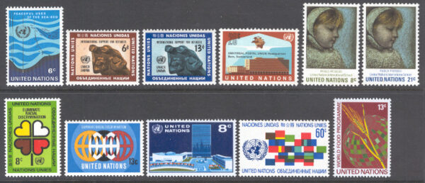 FN New York - M  231-241 7 kompletta postfriska serier**