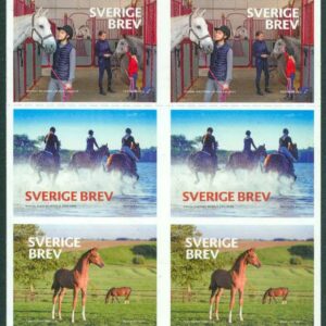 Häfte Från käpphäst till guldmedalj (10 märken Sverige brev)