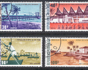 Togo – M 1031-1034 Kustlandskap, vacker serie, 4 kpl