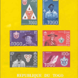 Togo – M BL   5 I a Scouting, Scoutrörelsen, Block **