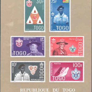 Togo – M BL   5 II b Scouting, Scoutrörelsen, Block **