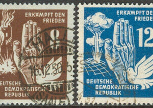 DDR – M  276-279 Kampen för Freden – Fredsduvor, 4 kpl stpl