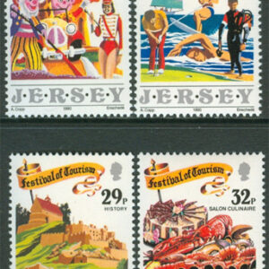 Jersey – M  516-519 Turistfrimärken, 4 kpl **