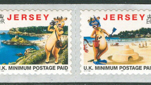 Jersey – M  773-776 I Turistfrimärken, vacker serie 4 kpl **