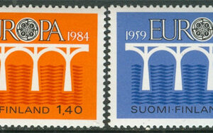 Finland – F  946-947 Europa CEPT 1984 CEPT 25 år, 2 kpl **