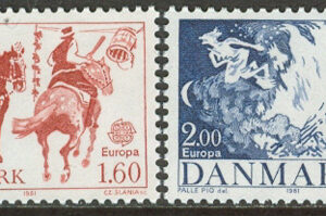 Danmark – F  756-757 Europa CEPT 1981 Folklore, 2 kpl **