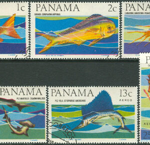Panama – M  850-855 Havsdjur bl.a. sjöhästar, 6 kpl stpl