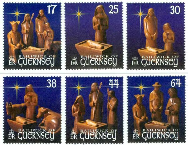Guernsey - M  833-838 Jul 1999 - Krubbfigurer, 6 kpl **