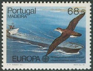 Madeira – M  106 Europa CEPT 1986 Natur – Fågel – Fartyg, 1 kpl **