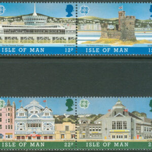 Isle of Man – M  335-338 Europa CEPT 1987 Arkitektur, 2 par kpl **