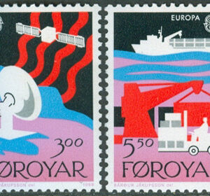 Färöarna – F  168-169 Europa CEPT 1988 Transport, 2 kpl **