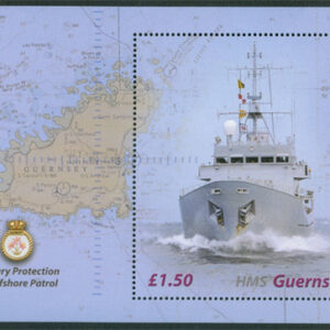 Guernsey – M BL  34 Fartyg HMS Guernsey – Fiskskydd, Block **