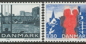 Danmark – F  894-895 Norden 1986 – Vänorter, 2 kpl **