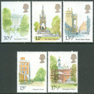 England – M  836-840 Vyer från London, 5 kpl **