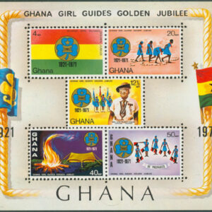 Ghana – M BL  42 Scouting i Ghana 50 år, Block **