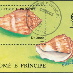 S. Tomé E Principe – M BL 350 OS i Atlanta 1996 – Snäckor, Block